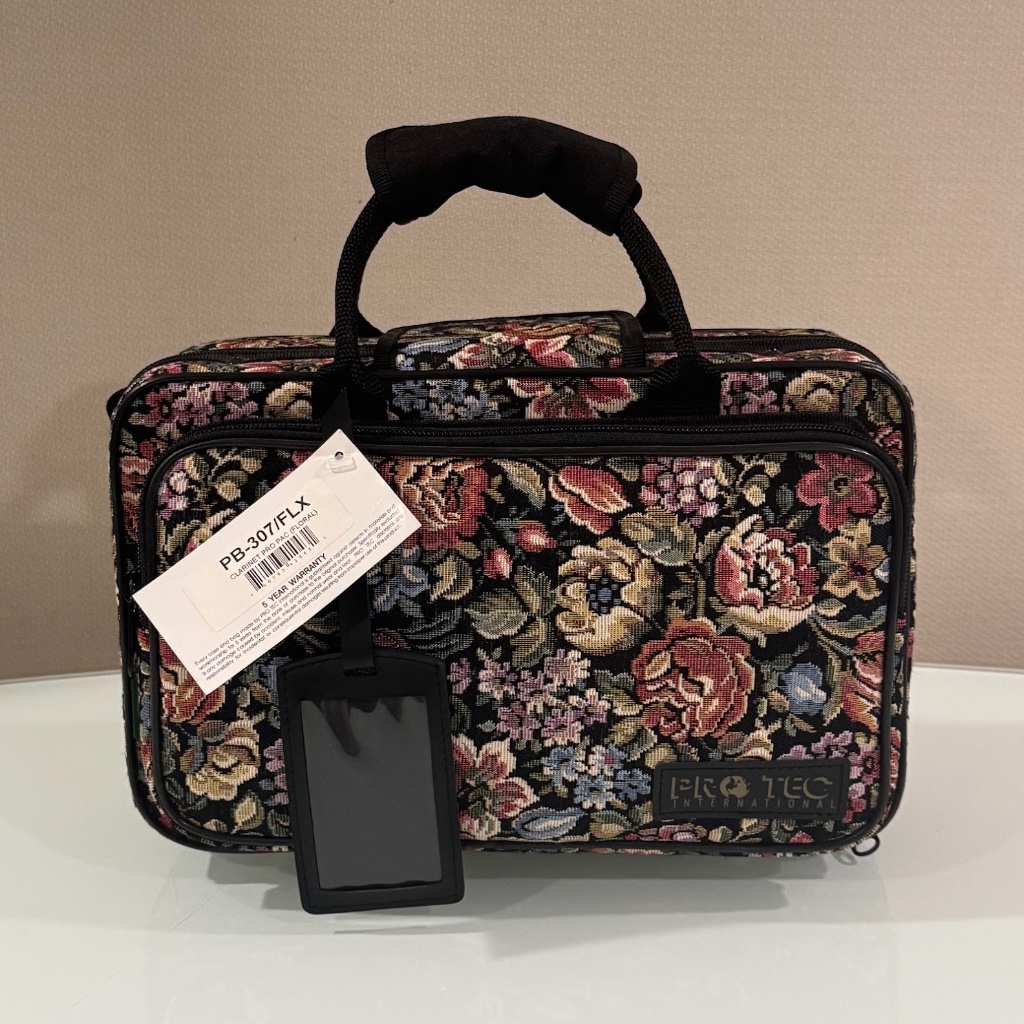 Protec Pb-307/Flx Clarinet Pro Pac Floral Tapestry Vintage Case